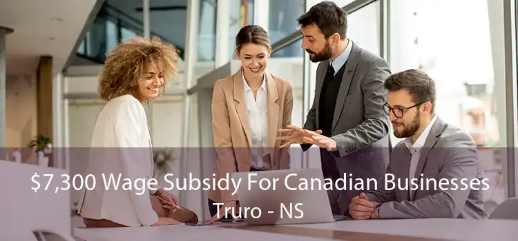 $7,300 Wage Subsidy For Canadian Businesses Truro - NS